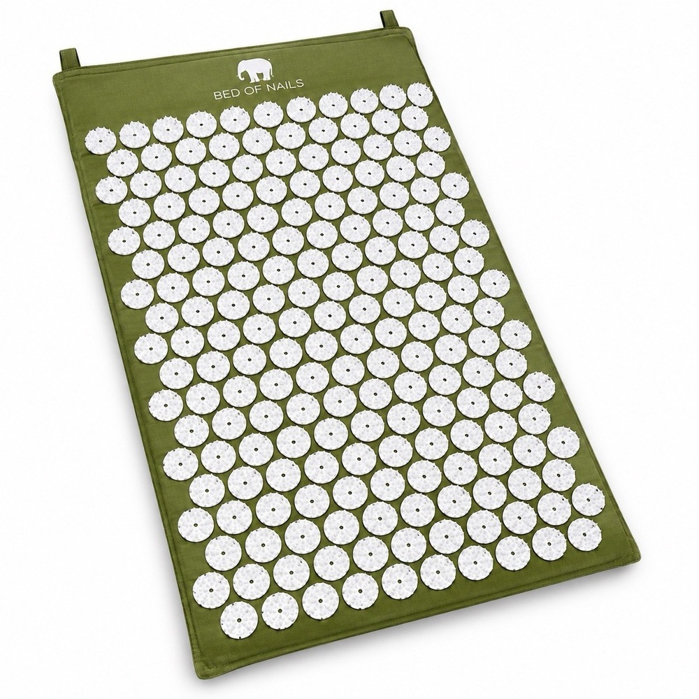 Bed of Nails Green Acupressure Mat Relaxation Self Care Muscle Pain Relief